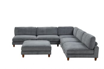 Dagenham Gray Sectional Sofa [C] – Contemporary Modular Design | FM6800GY-C