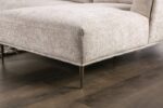 Gladbach Contemporary Light Brown Large L-Sectional Sofa with Extendable Backrest | FM63007LB-SECT-LL