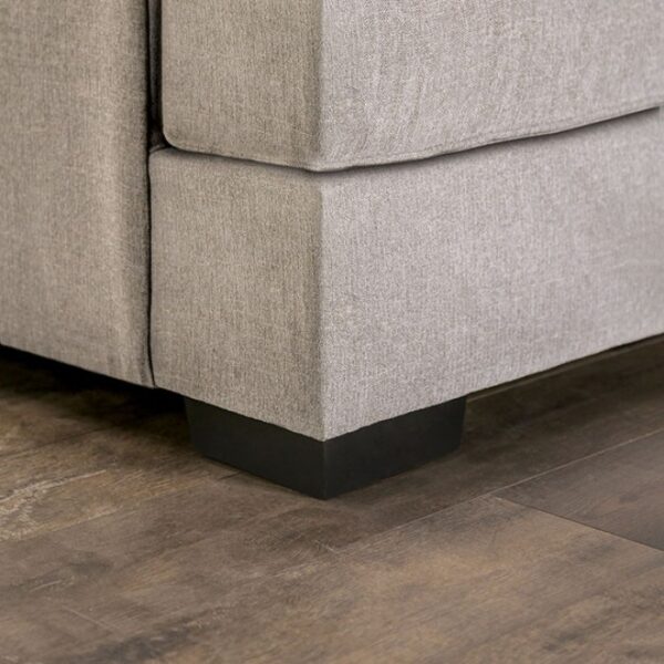 Gunnersbury Transitional Gray L-Shaped Sectional Sofa | SM1120-SECT