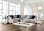 Gunnersbury Transitional Gray L-Shaped Sectional Sofa | SM1120-SECT