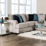 Gunnersbury Transitional Gray L-Shaped Sectional Sofa | SM1120-SECT