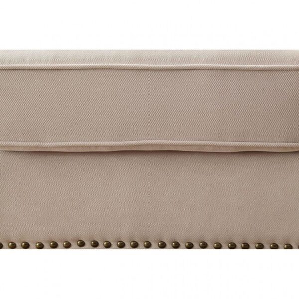 Skyler Transitional Beige Sectional Sofa with Nailhead Trim | CM6156-SECTIONAL