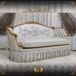 5Pcs Handmade Allison Gold Sofa Set - Image 4