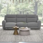 Antonius Gray Manual Recliner Sofa CM9985GY-SF-M by Furniture of America