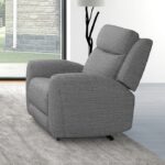Antonius Gray Manual Recliner Chair – Compact Comfort with Contemporary Style