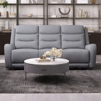 Matthias Gray Manual Sofa – Transitional Style Meets Everyday Comfort