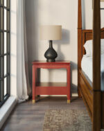 Eave 1-Drawer Nightstand in Candy Apple Red