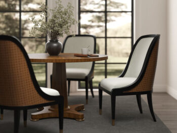 Eave Hostess Dining Chair in Ink