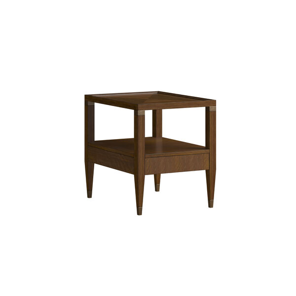 Eave 1 Drawer Hazelnut End Table By Art Furniture | Mobilia Cleopatra 3 1 Drawer Hazelnut End Table