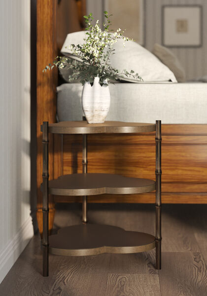 Eave Burnished Gold Accent Table By Art Furniture | Mobilia Cleopatra 3 Eave Burnished Gold Accent Table