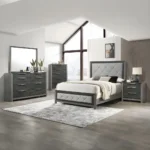 Jehoram Nightstand in Gray Finish BD02723 By ACME - Image 3