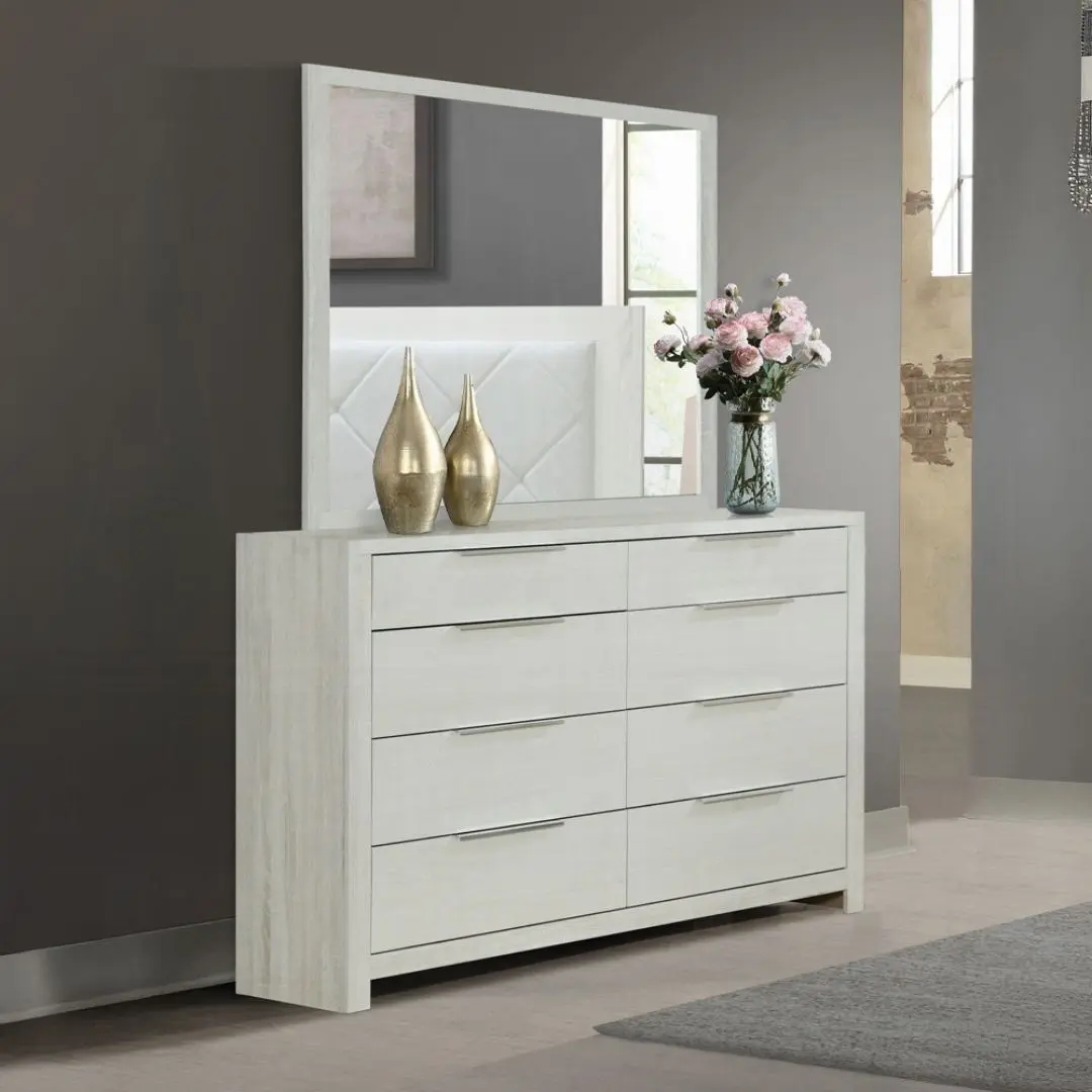 Jehoram Dresser In Beige Finish Bd04355 By Acme | Mobilia Cleopatra 3 Jehoram Dresser in Beige Finish BD04355 By ACME - Image 1