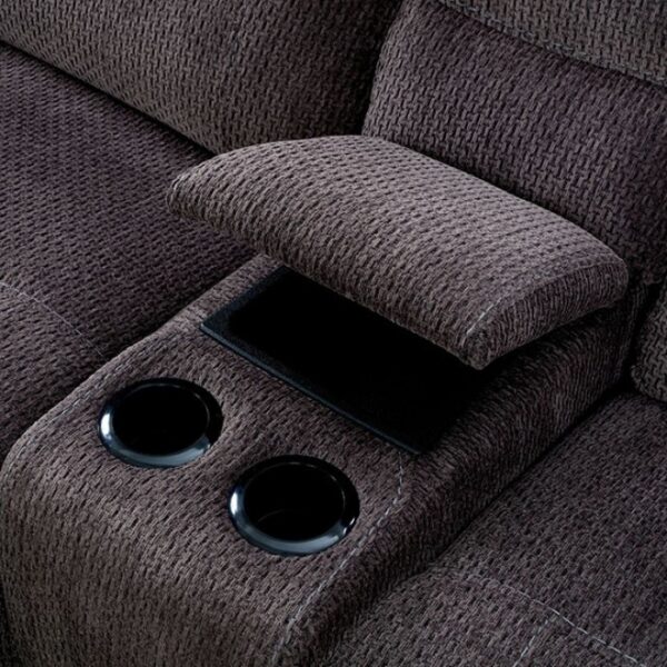 Zuben Sectional – Plush Chenille Comfort with Recliners & Chaise