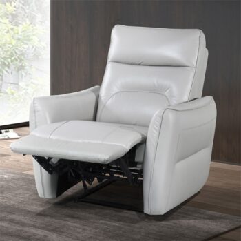 Terentius Power Recliner – Contemporary Comfort in Taupe