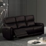Schlieren Power Sofa – Contemporary Reclining Comfort with Charging Convenience