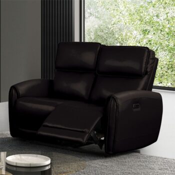 Schlieren Power Loveseat – Compact Contemporary Comfort with Charging Convenience