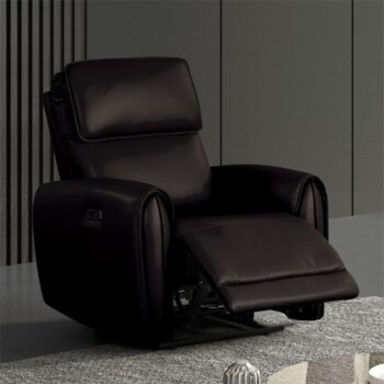 Schlieren Power Recliner – Compact Modern Comfort with USB Charging