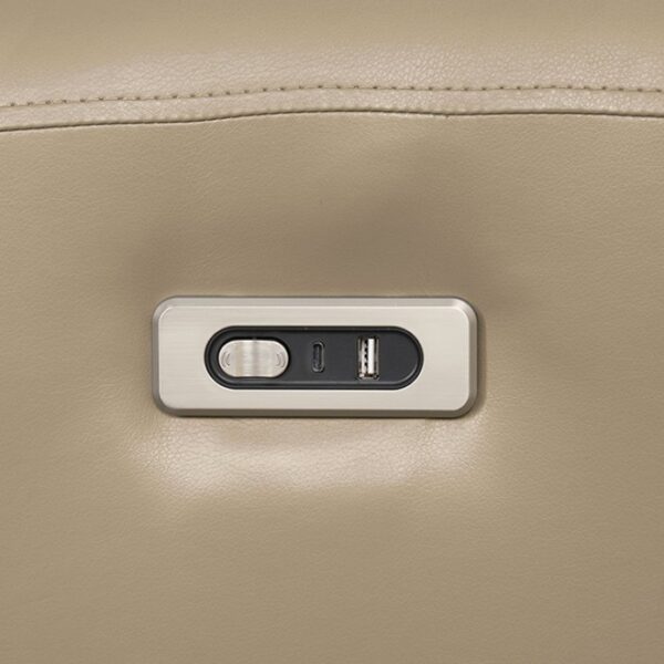 Schlieren Power Sofa – Contemporary Comfort with Built-in Charging