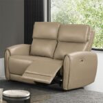 Schlieren Power Loveseat – Compact Comfort with USB Charging