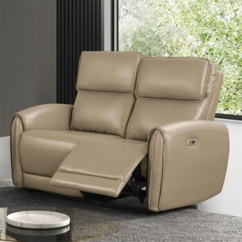 Schlieren Power Loveseat – Compact Comfort with USB Charging