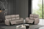 Schlieren Light Brown Power Sofa – Contemporary Comfort Meets Smart Design