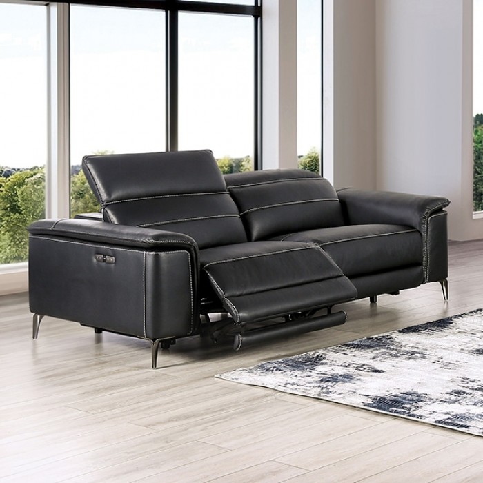 Altamura Taupe Power Sofa Cm9927Bk-Sf-Pm By Furniture Of America | Mobilia Cleopatra 3 Altamura Taupe Power Sofa – Italian Craftsmanship Meets Everyday Luxury