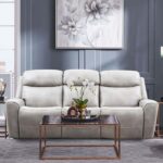 Artemia Light Taupe Power Sofa – The Ultimate Reclining Experience