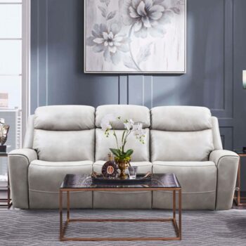 Artemia Light Taupe Power Sofa – The Ultimate Reclining Experience