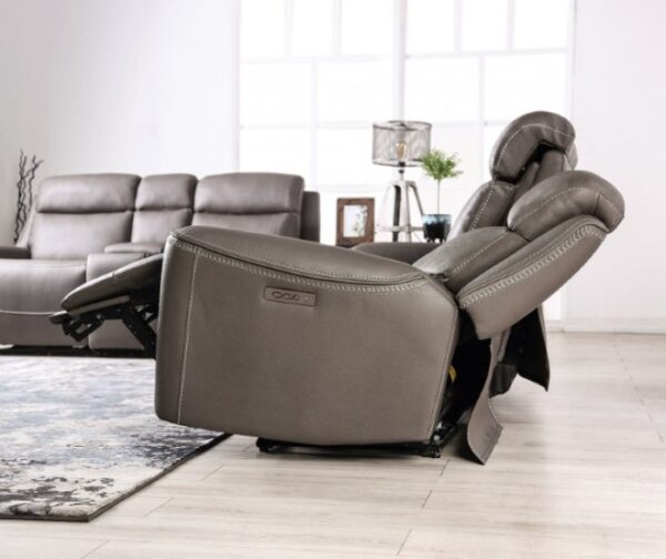 Artemia Gray Power Sofa – Modern Comfort Meets Smart Design