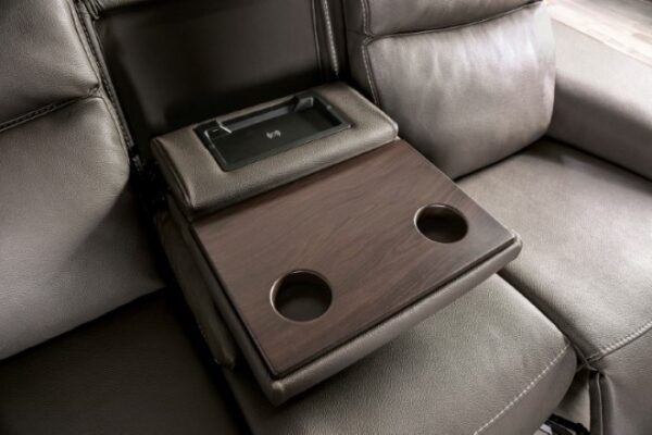 Artemia Gray Power Sofa – Modern Comfort Meets Smart Design