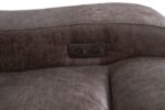 Demetrius Brown Power Loveseat – Oversized Comfort with Modern Style