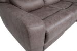 Demetrius Brown Power Loveseat – Oversized Comfort with Modern Style