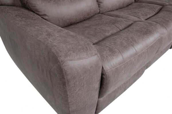 Demetrius Brown Power Loveseat – Oversized Comfort with Modern Style