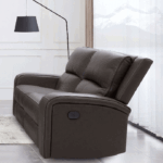Vasilios Gray Power Loveseat – Contemporary Comfort in a Compact Frame