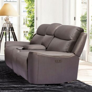 Artemia Gray Power Loveseat – Zero Gravity Comfort with Smart Functionality