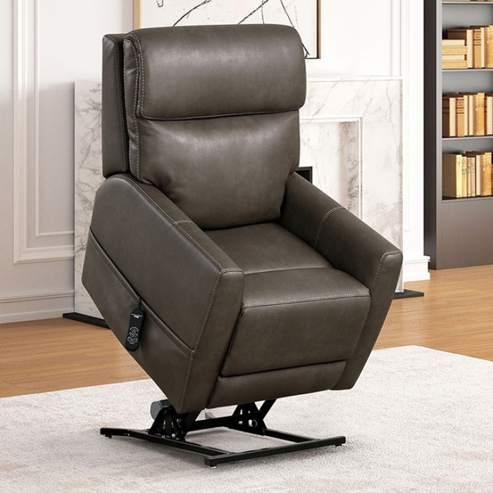 Barnabas Lift Chair Fm68003Gy-Lc Sleek Support By Furniture Of America | Mobilia Cleopatra 3 Barnabas Lift Chair – Sleek Support with Contemporary Comfort