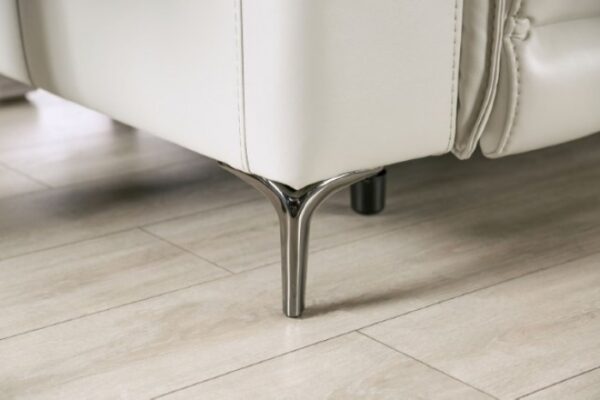 Ascona Light Taupe Power Recliner with Headrest & Footrest