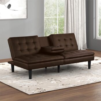 Eidsberg Brown Futon Sofa Bed – Comfort, Style & Practical Living