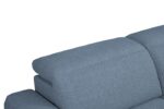 Melancton Power Sectional – Contemporary Comfort in Blue