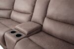 Demetrius Power Sectional – Transitional Reclining Comfort