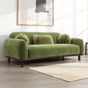 Mellone Mid-Century Modern Sofa in Olive Green – A Bold, Stylish Statement