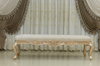 Handmade Golden Rose Sand Bench |
