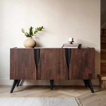 Sobral 62" Mid-Century Modern Server – Rich Walnut