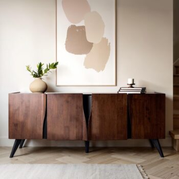 Sobral 78" Mid-Century Modern Server – Rich Walnut