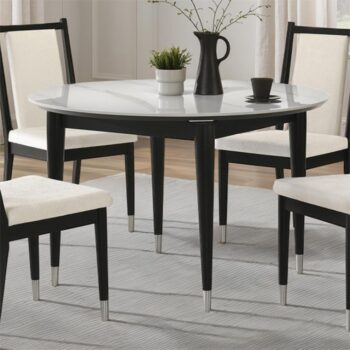 Maidstone Round Dining Table – Modern Elegance in a Compact Design