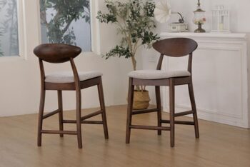Sargans Counter Height Chair (Set of 2) – Refined Comfort with Timeless Craftsmanship