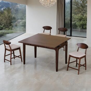 Mersin 5 Pc Counter Height Set – Crafted for Connection, Designed to Last