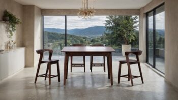 Croglio 5 Pc Counter Height Table Set
