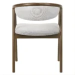 Delina Side Chair in Walnut Finish Set of 2 By ACME - Image 2