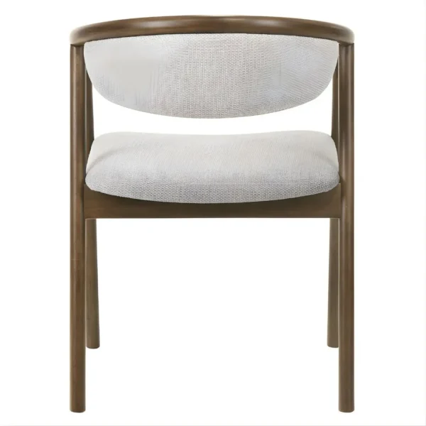 Delina Side Chair in Walnut Finish Set of 2 By ACME - Image 2